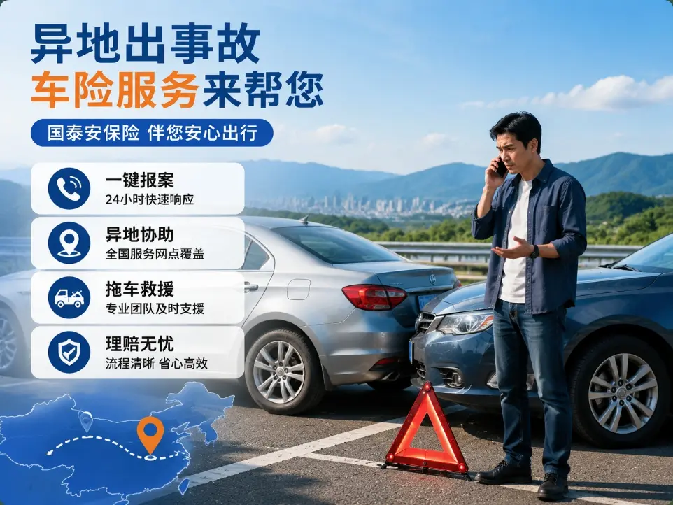 车辆异地出事故怎么办?长途驾驶中的车险服务应该提前了解(图1) 车辆异地出事故怎么办?长途驾驶中的车险服务应该提前了解(图1)