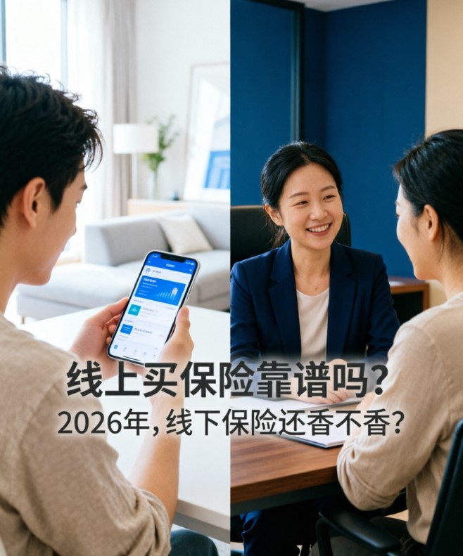 线上买保险靠谱吗?2026年,线下保险还香不香?(图1) 线上买保险靠谱吗?2026年,线下保险还香不香?(图1)